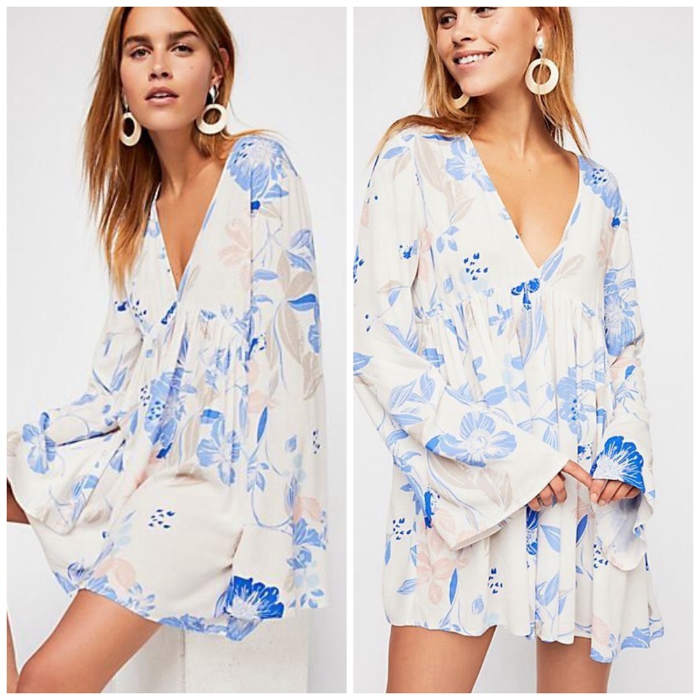Free People Bella Floral Tunic